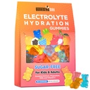 Electrolyte Gummies Sugar Free | Gommie di energia per l'idratazione elettrolitica per l'esecuzione e lo sport - Cuciture energetiche con calcio e vitamina C per bambini e adulti, aromi misti multipli, senza glutine, 90 Conte