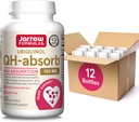 Jarrow Formulas QH-Absorb 100 mg Max Absorption- CoQ10 Ubiquinol- Fino a 60 Servings (Softgels) - Supporta la salute mitocondriale, produzione di energia cellulare e funzione cardiovascolare sana, confezione da 12