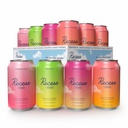 Recess Mood Magnesium & Adaptogen Drink, Relax Bevande, 12 Ounce (Variety Pack, 12 Pack)