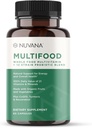 Multifood Whole Food Multivitamin per gli uomini e le donne | 21 Frutti organici & Vegtables | Boosts Energy, Supports Gut & Immune Health | Prebiotics & Probiotics | 60 capsule