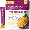 Imballaggio della polvere dell'elettrolita senza zucchero di Venture Pal - Liquid Daily IV miscela di bevanda per l'idratazione rapida e il recupero del partito | 5 vitamine & 7 elettroliti| Keto Friendly | Non OGM | Vegan certificato | 16 Sticks