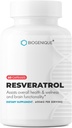 Resveratrolo 600mg Potente Antiossidanti & Trans-Resveratrolo da Estratto di Radice di Polygonum, promuove Anti-invecchiamento & supporto cardiovascolare, 60 capsule - Made in USA - Vegan, Non OGM, Gluten Free