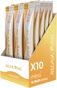 Mitra9 Kava Powder RelaxPak - Arancione Dreamsicle Kava Extract Powder Packets | Mood Enhancer | Plant Based | Promuove la calma naturale & Clarity | Easy Open Single-Serving Stick (10)