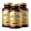 Solgar calcio magnesio più zinco, 100 compresse (pacchetto di 3) - promuove ossa sane e denti - Supporta Nerve & Funzione muscolare - Non OGM, Vegan, Gluten Free, Dairy Free, Kosher - 100 Total Servings