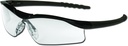 Occhiali di sicurezza MCR DL110AF Dallas con telaio nero lucido e lente anti-Fog trasparenti