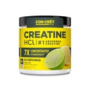 CON-CRET Creatine HCl Powder | Muscle, Cognitive, Cellular Energy Support | No Bloating or Cramps | USA Made & NSF Certified | Lime Limo (64 Serving)