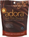Adora Premium Vitamina D3 Magnesio e Calcium Supplemento, 500 mg, Cioccolato al latte, 30 Conte (Pacchetto di 2)