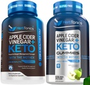 Estratto di Aceto di Sidro di Mele con Keto BHB - Supporta Digestione, Detox e Metabolismo per Donne e Uomini, Senza Zucchero, Formula Keto.
