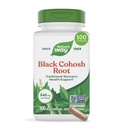 Via della natura Black Cohosh Root, Supporto tradizionale per la salute delle donne*, 540 mg per porzione, Progetto non OGM Verificato, 100 capsule