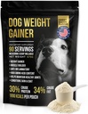 Gainer Peso Cane Approx 90 Serve - Supplementi di guadagno di peso per cani - Canine e Dog Muscle Builder - Made in the USA
