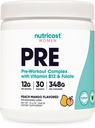 Polvere pre-allenamento Nutricost per le donne, Peach Mango, 30 Serve