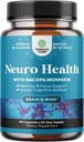 Integratore del cervello nootropico per il supporto alla memoria e alla messa a fuoco - Vitamine per il supporto mentale & Clarity con Bacopa Monnieri, VIT A, B6, Riboflavin, Niacin, Thiamin & Folate - Complesso cognitivo - 90 Ct