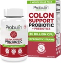 Probulin Colon Supporto Probiotico Supplemento, Daily Gut, Digestivo e Immune Salute Probiotici Capsule per Uomini e Donne, 20 miliardi di CFU, Vegan, 60 Conte Bottiglia
