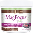 Suzy Cohen MagFocus Magnesium L-Threonate Powder with Magtein (Mixed Berry) Plus Magnesium Glycinate for Wellness, Focus, and Cognition - Gluten-Free, Non-GMO, Vegetariano (60 Servings)