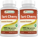 Best Naturals Tart Cherry Extract 1000 mg 120 capsule (120 conteggio)