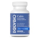 BodyBio Calm - Natural Stress Relief Blend with Rhodiola, Glycine & Phosphatidylserine - Supports Relax, Mental Focus & Balanced Cortisol - Non - Drowsy Formula