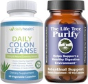 Albero di vita Purifichi il supporto intestinale Plus Daily Colon Cleanse Detoxify Kit 120 capsule - Lactobacillus acidophillus - erbe naturali per la salute digestiva