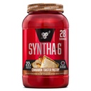 BSN SYNTHA-6 Polvere proteica Premium con 6g di fibre, proteine del siero, caseina micellare, miscela di isolato di proteine del latte, 5g grassi, pasta tostapane di cannellata, 28 Serve (varo di imballaggio di maggio)