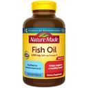 Nature Made Fish Oil Omega 3 Integratori, 1200 mg Softgels, Omega 3 Fish Oil per il supporto sano del cuore, 150 Softgels, 75 giorni di alimentazione