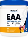 Nutricost EAA Powder 30 Servings - Frutta della passione, Arancia e Guava (POG) - Aminoacidi essenziali - Non OGM, Senza glutine, Per vegetariani