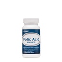 GNC Folic Acid 800mcg | Supporta lo sviluppo fetale sano | Richiesto per una corretta formazione delle cellule del sangue rosso | Formula vegetariana | 100 Conte