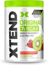 Xtend naturale Zero BCAA Polvere Strawberry Kiwi Splash | Gratuito di dolcificanti artificiali, aromi e dicoloranti chimici | Bevanda post allenamento con aminoacidi | 7g BCAAs | 25 Servings