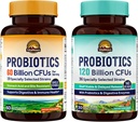 Vitalitown Probiotic Bundle (Pack of 2) | Probiotics 60 miliardi di CFU (Item 1) & Probiotics 120 miliardi di CFU (Item 2) | Shelf Stable | Salute Digestiva & Immune | 30 giorni di alimentazione