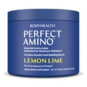 BodyHealth PerfectAmino Powder - BCAA e EAA Polvere per pre e post allenamento - Aminoacido Energy Drink per gli uomini e le donne per sostenere muscolare magra e recupero - Lime di limone - 30 Serve