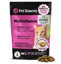 Gatto Multivitamina Chews - Cat Trattamenti per Salute + Immune, Supporto Congiunto, Pelle & Cappotto e Digestione - Omega 3s, Lysine & Probiotics per Gatti, Vitamine per Gatti - Pollo (90-Day Supply)