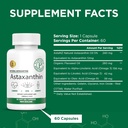 Nuova Zelanda - Astaxanthin 12mg da Microalgae Haematococcus Pluvialis - 60 Gel Morbido - GMO & Gluten Free - Antiossidante - Supporta Joint Mobility & Post Exercise Recovery, Skin & Eye Health