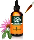 Herb Pharm Organic Rapid Immune Boost: Tintura rapida assorbente per adulti, Echinacea Tintura con Goldenseal, Ginger Extract & Elderberry, Immune Support Supplement & Wellness Aid, 4 Oz