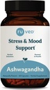 Estratto di radice di Ashwagandha arrugginito - Integratore di estratto di radice di Ashwagandha organico per uomini e donne, 500mg per pillola per la salute surrenale e benessere generale - 60 Caplets vegetariani (1 Conte)