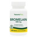 Natures Plus Bromelain - 500 mg - Natural Proteolytic Supplement - 60 compresse vegetariane (60 porzioni)