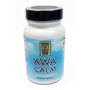 ‘Awa Calm Capsules - Kava-Based Herbal Supplement con 30% Kavalatone, Calamus Root, Passion Flower, Lemon Balm & Hops (120 capsule)