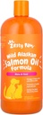 Zesty Paws Wild Alaskan Salmon olio per cani e gatti - Omega 3 Skin & Coat Support - naturale EPA & DHA, acidi grassi per la funzione congiunta, Immune & Heart Health Liquid Food Supplement, 32 oz