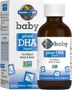 Giardino della vita Baby DHA Drops, 600mg Omega 3 DHA Vegan per il cervello e gli occhi del bambino da fonti vegetali amichevoli vegetariane (No Fish Oil) per bambini e bambini, 37,5 mL (1,26 fl oz) liquido