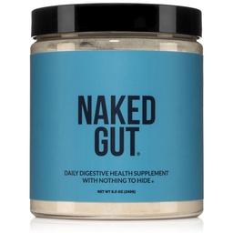 NAKED Gut - Daily Gut Health Supplement - Natural Gut Health Powder for Gut Cleanse, Digestive Support, GMO-Free, Soy-Free, Gluten-Free, Vegan and Hypoallergenic, 40 Servings