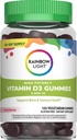 Rainbow Light Vitamin D Gummies, Alta Potenza Vitamina D3 2000IU Immune Health Support, Aiuta a sostenere ossa forti & denti, senza glutine, Vegan, bacche, 120 Gummies