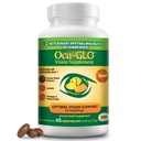 Integratore di visione Ocu-GLO per cani di piccola taglia da necessità animale con Lutein, acidi grassi Omega-3, estratto di semi di uva e antiossidanti per promuovere la salute degli occhi nei cani, Gelcaps liquido 45ct
