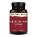 Dr. Mercola Organic Astaxanthin - 12 mg Astaxantina - Potente supporto antiossidante - Estratto di Microalghe Organiche - Non OGM, Senza Glutine & Soy-Free - 30 capsule (30 Serve)
