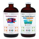 LIQUIDHEALTH Optimum Joint Glucosamine Chondroitin Supplement & Daily Multivitamin Bundle per uomini e donne - Trace Minerals, Bone & Joint Health, Supporto immunitario - Made in USA, Non-GMO