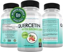 DOCTOR SUPPLEMENTARI COMANDATI Quercetin 800mg w/Bromelain 165mg Per Serving- 120 capsule vegetali-Full 60 giorni di alimentazione, supplemento di vitamina per il supporto e bioflavonoidi, senza glutine, non OGM