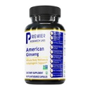 Premier Research Labs American Ginseng Supplement - American Ginseng Capsules, Herbal Ginseng Root Pills, North American Ginseng Herb Extract, Calming Energy Supplement - 60 Capsule vegetali