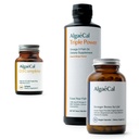 Bundle ALGAECALE - D3 (1000 IU) + K2, Vitamina E, Vitamina A (1000 IU) & Calcium basato sulle piante per il supporto Bone & Omega 3 con 1200mg EPA DHA