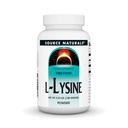 Fonte Naturals L-Lysine polvere di forma libera - Supplemento di amminoacidi supporta la formazione di energia e collagene* - 100 grammi