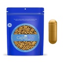 Capsuline Size 0 - Capsule Gelatini Svuoti d'Oro Colorati - 1000 Count - Capsule Pillole Gel Vuoti - Riempimento Pillola Bovina Pura fai da te - Cappotti Vuoti - Certificato Kosher e Halal