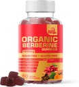 Gommie di supplemento di Berberina (1200mg) con cannella di Ceylon, curcuma, cardo di latte e carciofo - senza zucchero, senza glutine, qualità GMP