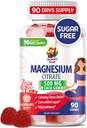 Gummie di Magnesio per Bambini & Adulti - 500mg - Cuciture di Magnesio Calma - Magnesio Citrato Chewable Supplement per Mood & Muscle Support