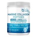 NATURA TARGET Marine Collagen Peptides Polvere - Tipo I & III Collage con Probiotici, Vitamina C & Acido Ialuronico per Pelle, Capelli, Unghie, Pesce Selvatico & Bovina a base di erbe, 35 Serve