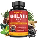 Shilajit Himalayan Capsule - 3 mesi di fornitura - Combinato Ashwagandha, Ginseng, Saw Palmetto, Maca, Tribulus, Chaga, Pepe Nero